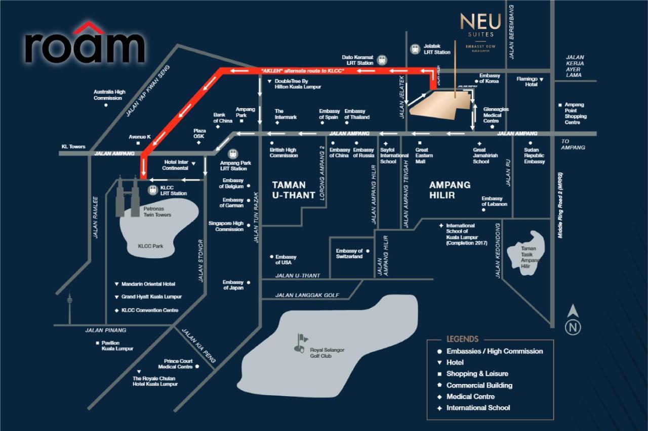 Neu Suites Residence, Embassy Row Kuala Lumpur Eksteriør billede
